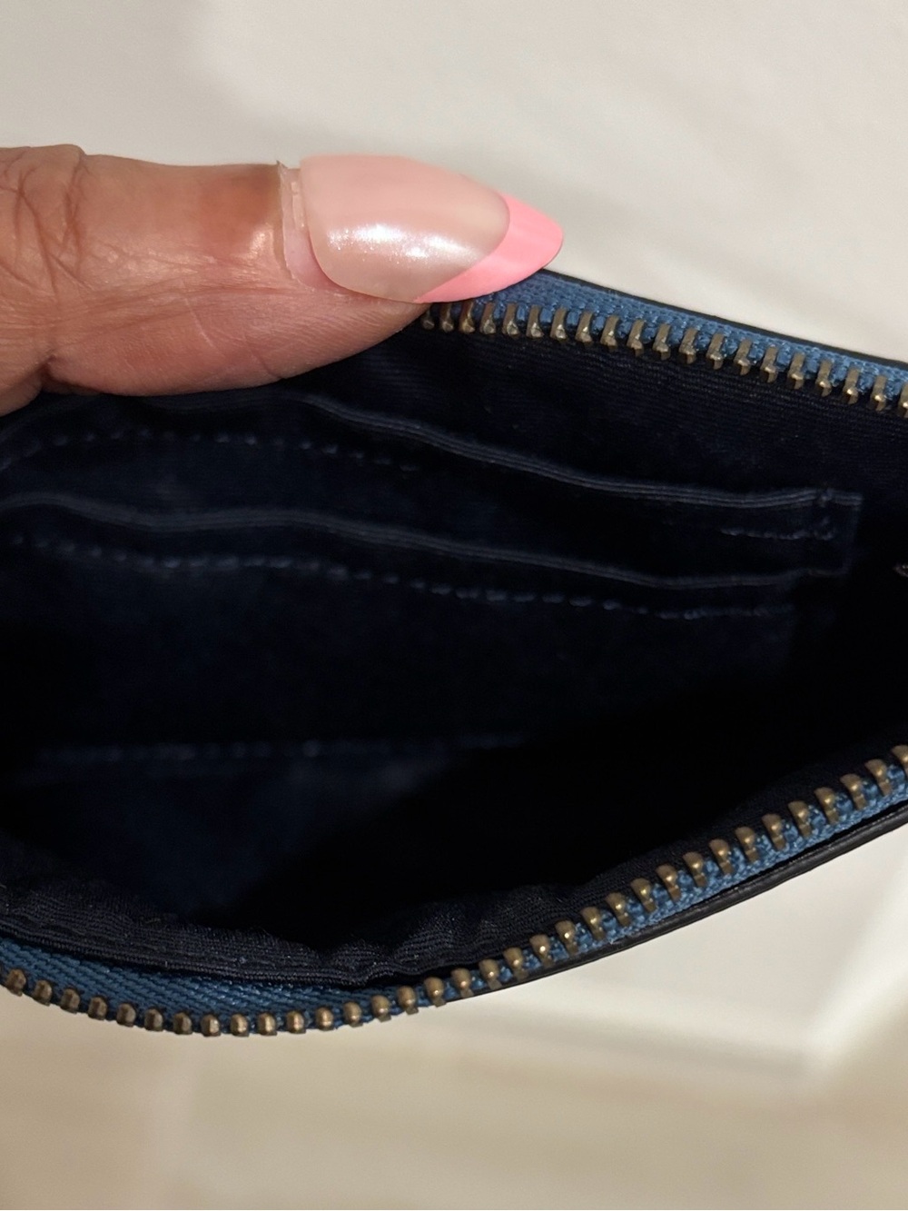 Coach Blue Star Canyon Corner Zip Wristlet Wallet. Limited Edition NWT - Picture 10 of 12
